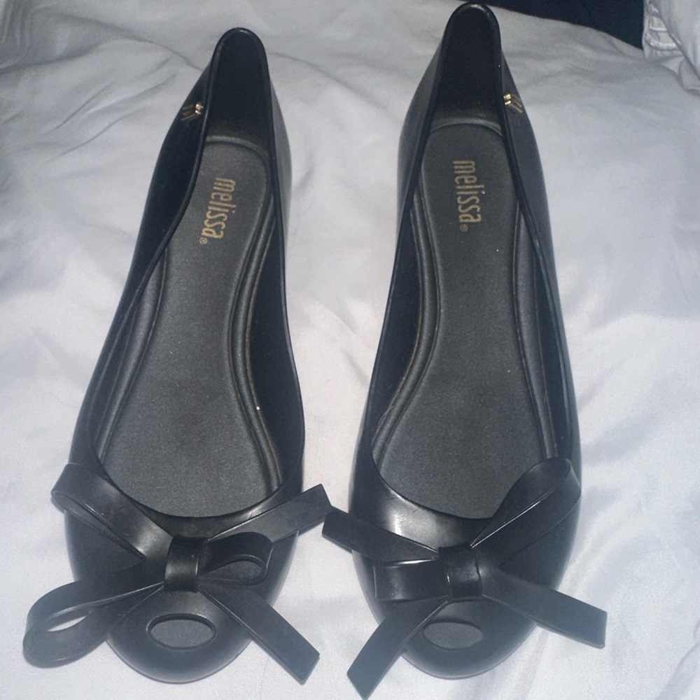 Melissa bow ballet flats